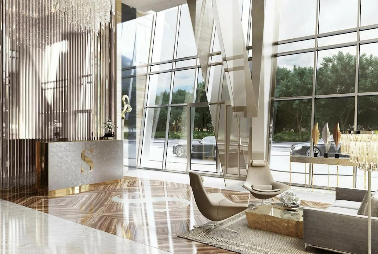 Canal-View Serenity: Modern Studio In Sterling Dubai 0*,  Emirados Árabes Unidos